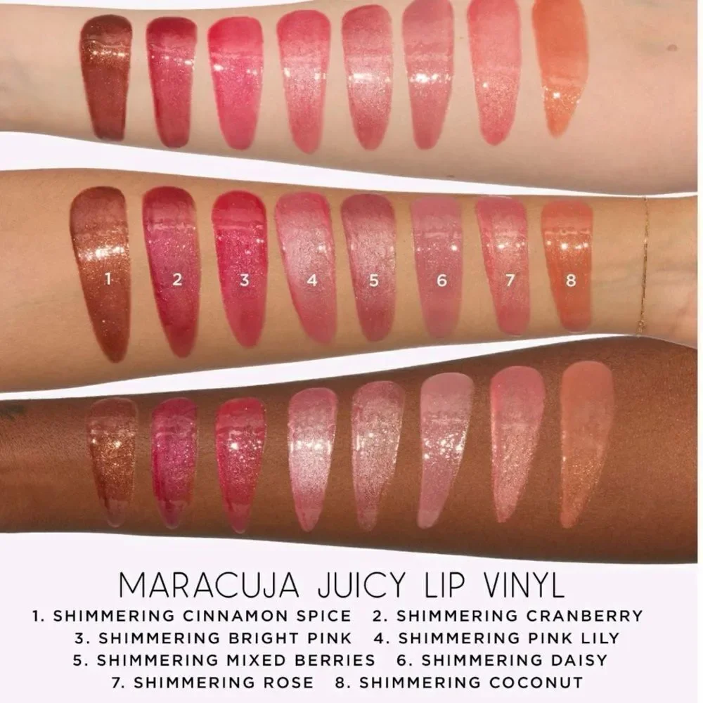 🌻 Tarte Shimmering Cinnamon Spice Maracuja Juicy Lip Vinyl New Full Size
